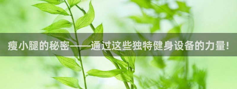 三亿体育官方正版app娱乐代理怎么样：瘦小腿的秘密—