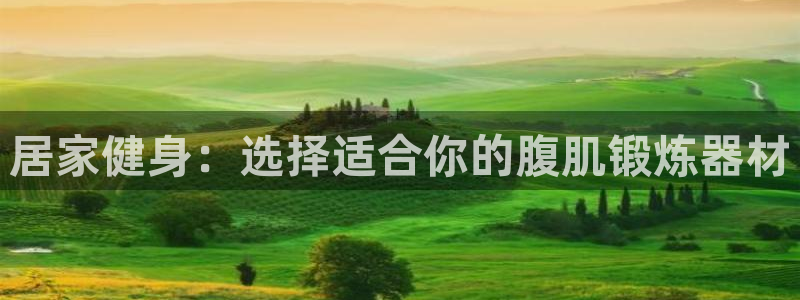 三亿体育官方正版app官方:居家健身:选择适合你的腹肌锻炼器