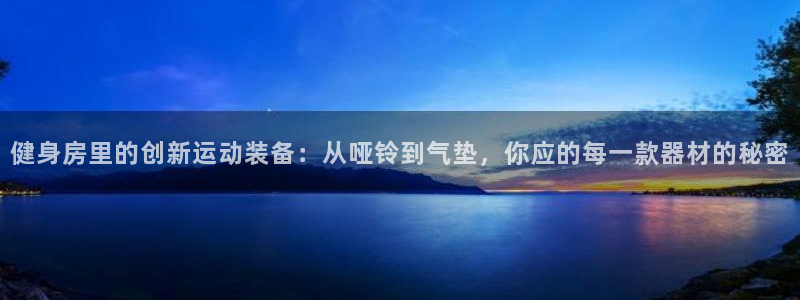 三亿体育官方正版app娱乐平台:健身房里的创新运动装备:从哑